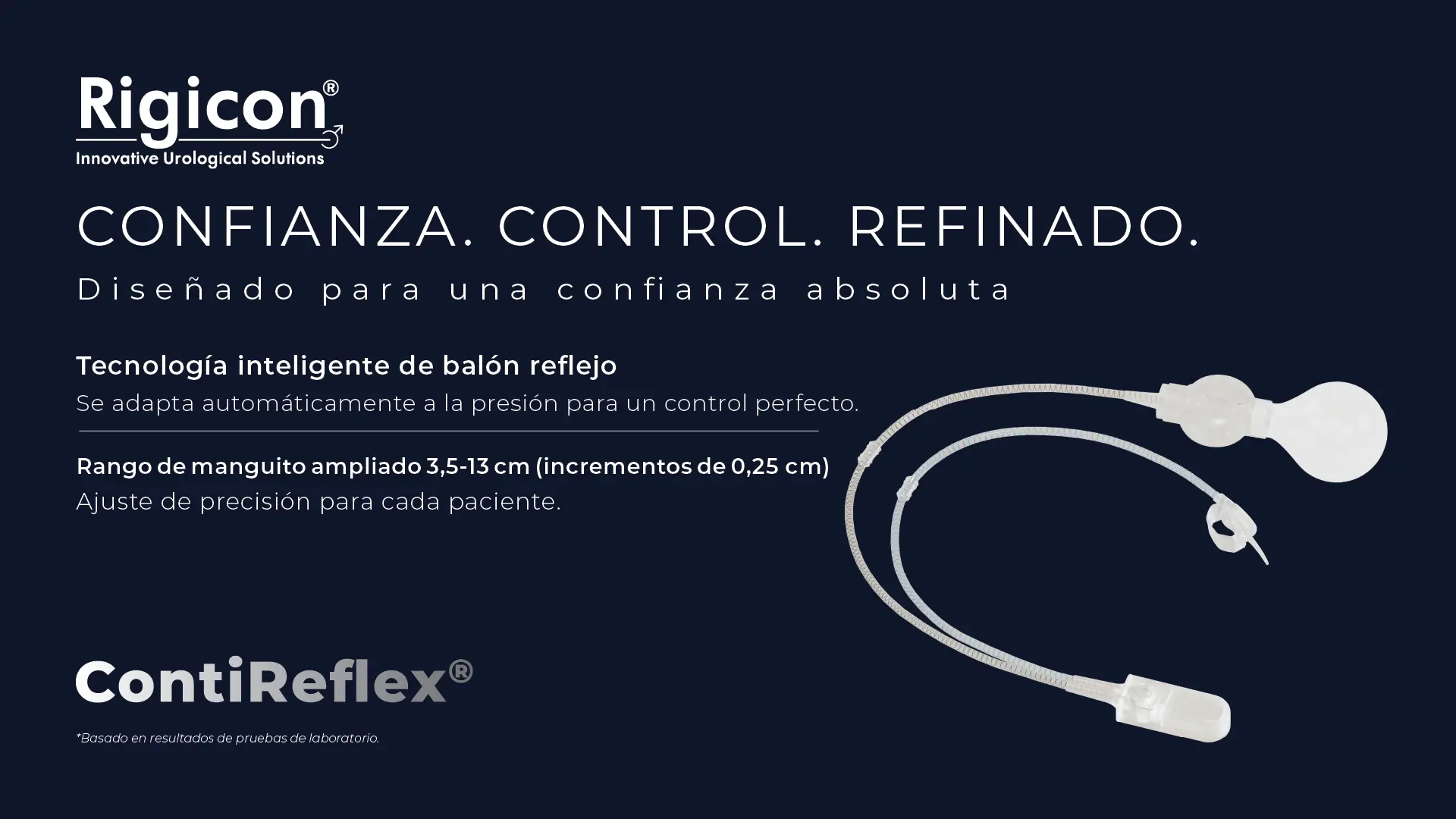Rigicon ContiReflex Esfínter Urinario Artificial Mejorado