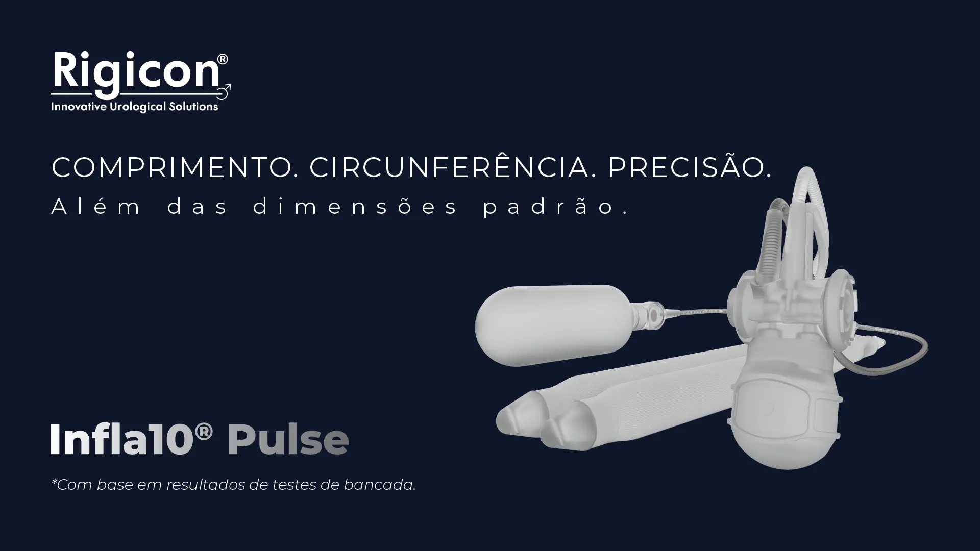 Rigicon Infla10 Pulse prótese peniana inflável dinâmica DIPP