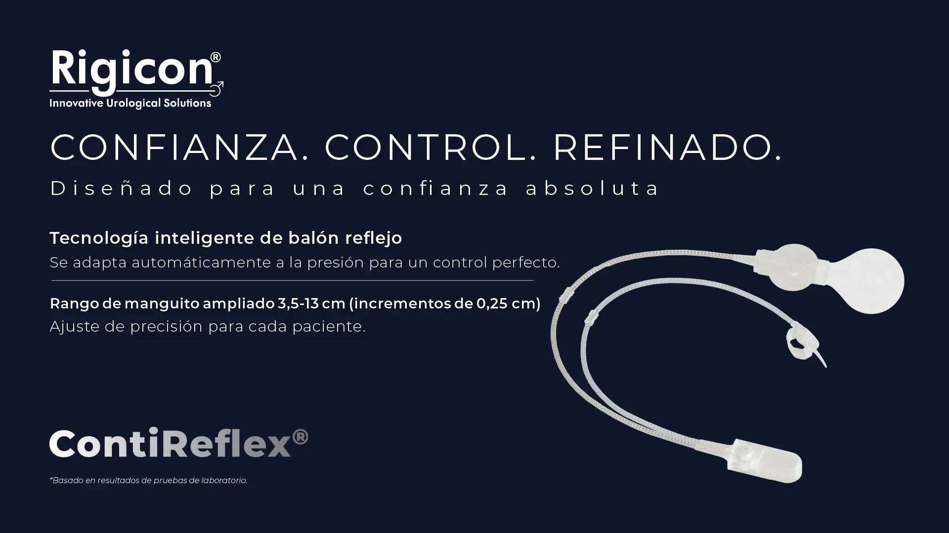 Rigicon ContiReflex Esfínter Urinario Artificial Mejorado