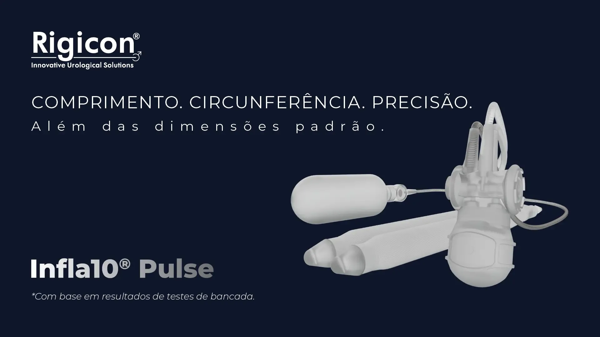 Rigicon Infla10 Pulse prótese peniana inflável dinâmica DIPP