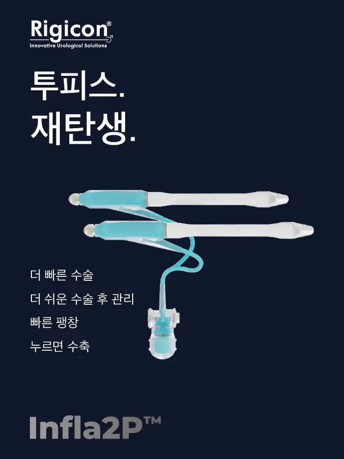 Rigicon Infla2P 팽창형 음경 보형물