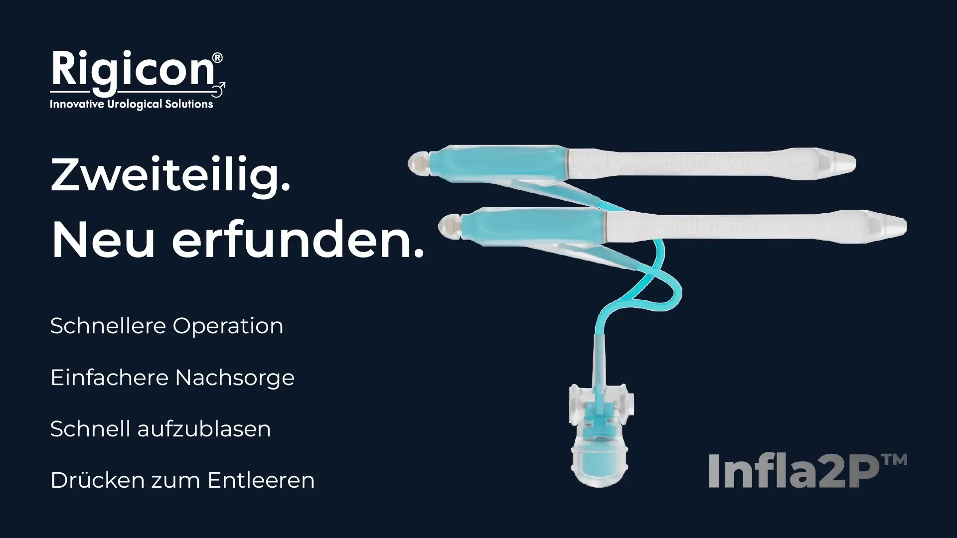 Rigicon Infla2P Aufblasbare Penisprothese