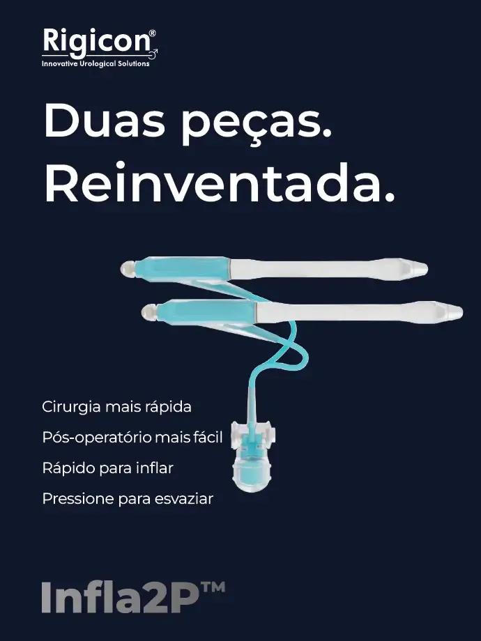Rigicon Infla2P sistema de prótese peniana inflável